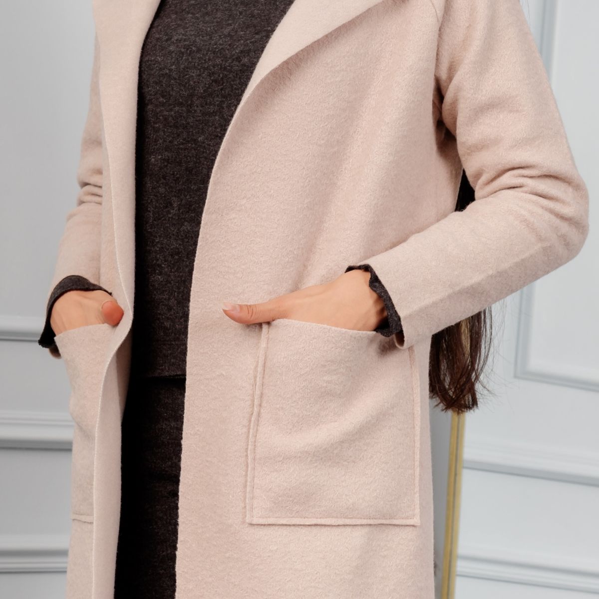 GENERICO - Saco de Paño con Capucha