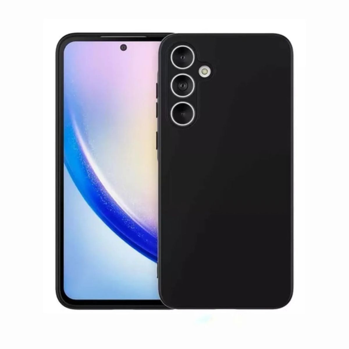 GENERICO - Case Silicona Para Samsung A55 - Negro