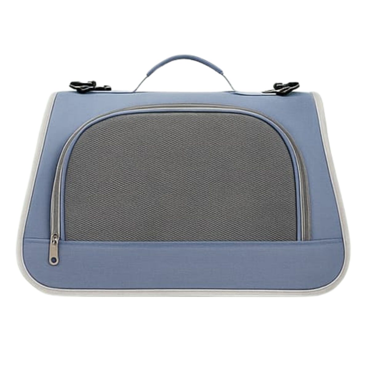 INSPIRA MARKET - Bolso Transportador para Mascotas Gatos Celeste Acero