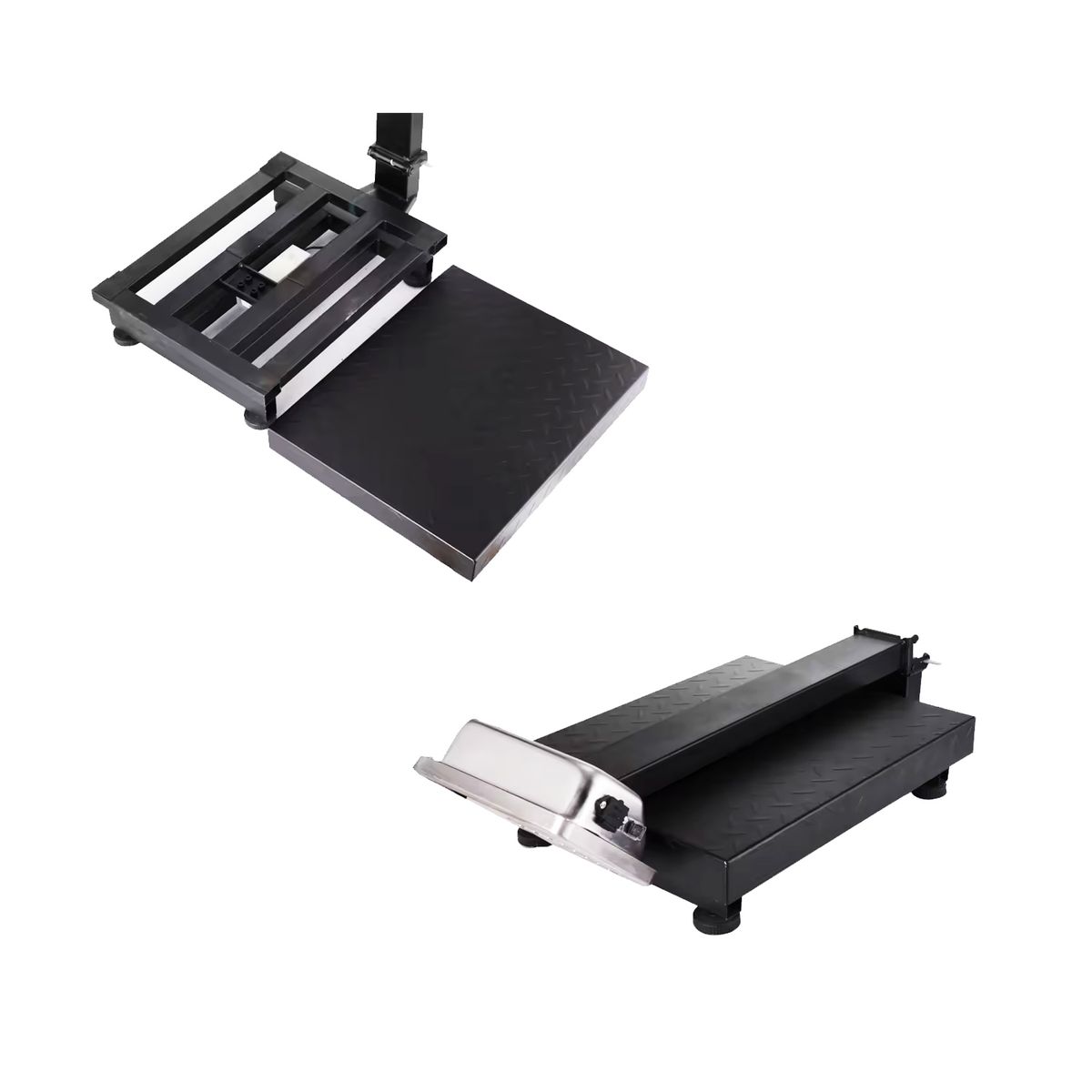 GENERICO - Balanza 300 Kg con Plataforma TCS-300KG Teclado de Acero Inoxidable