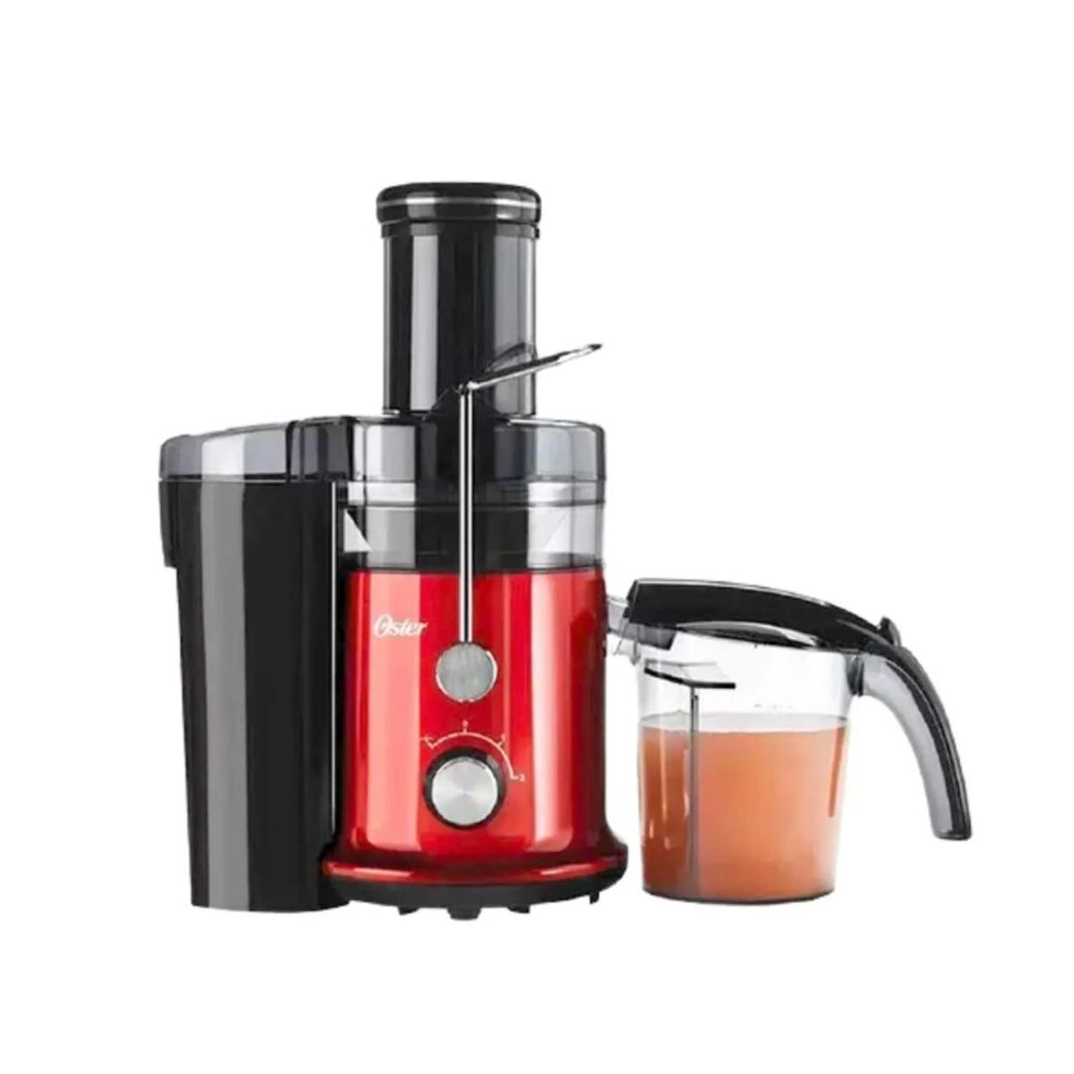 OSTER - Extractor de Jugos OSTER de 2 Velocidades 600W Rojo FPSTJE320R