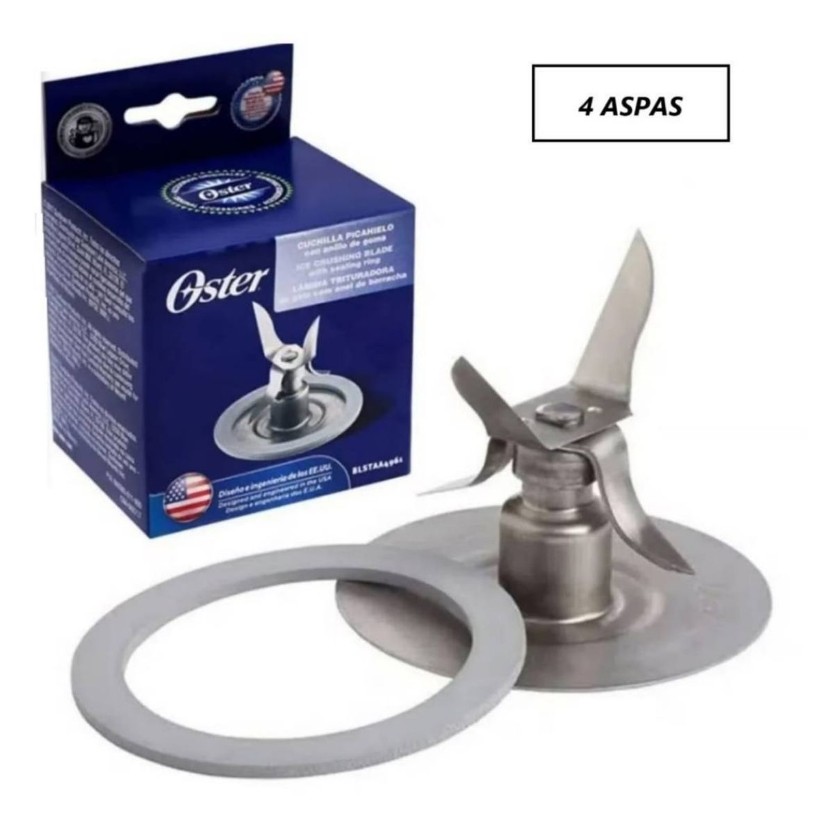 OSTER - Cuchilla De Acero 4 Aspas para licuadora