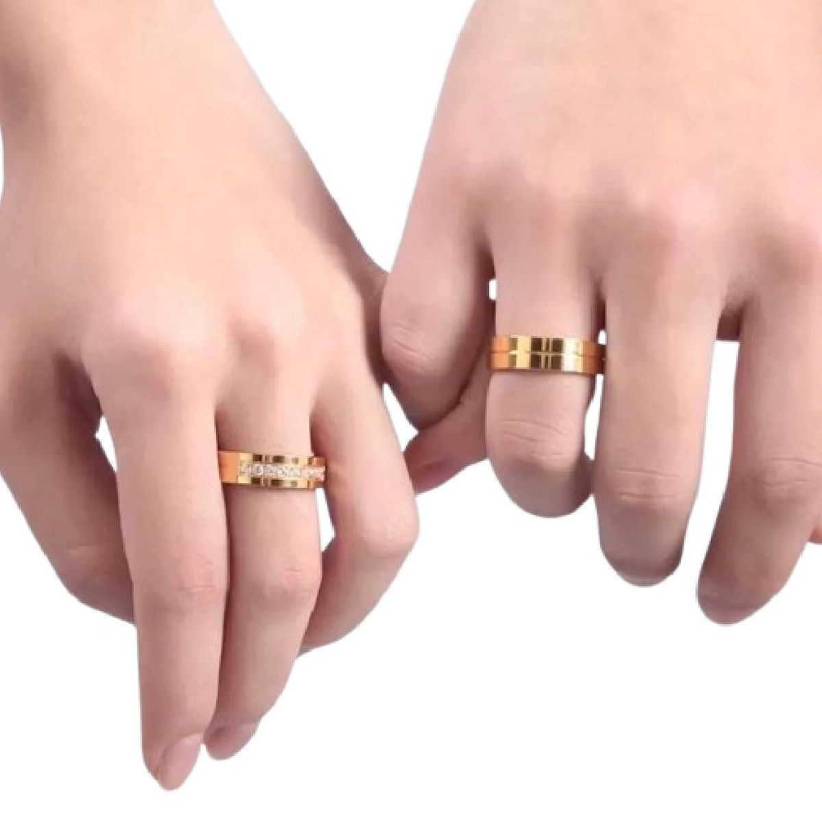NO LOGO - Anillo Para Pareja Compromiso - Regalo Aniversario novios