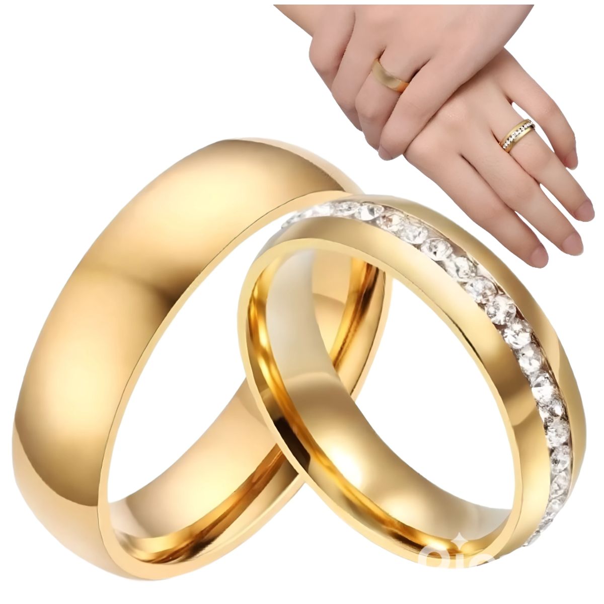 NO LOGO - Anillo Para Pareja  Promesa de Amor - Regalo Aniversario ,novios