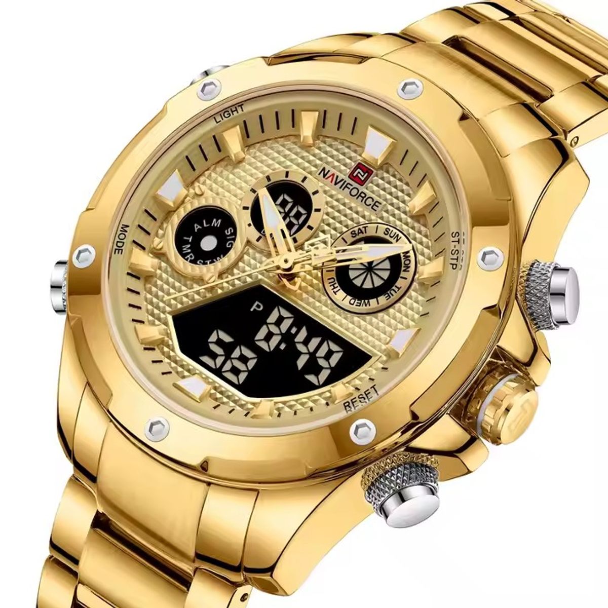 NAVIFORCE - RELOJ PARA HOMBRE MARCA NAVIFORCE NF9217 GOLD