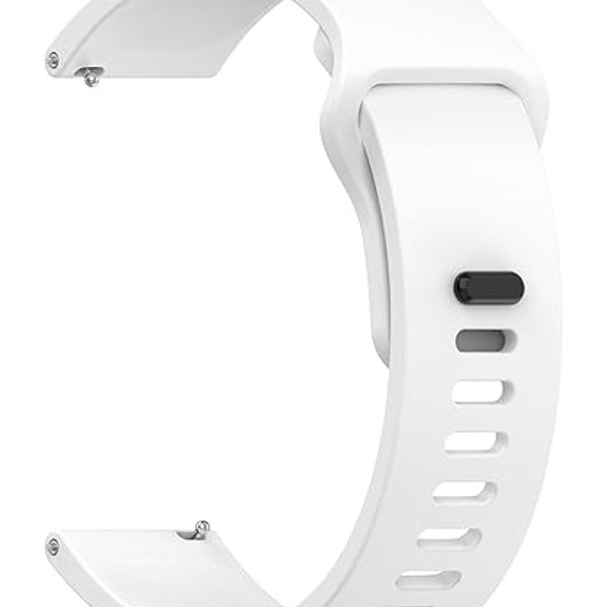 GENERICO - CORREA DE SILICON BLANCO + BUMPER TRANSPARENTE PARA XIAOMI REDMI WATCH 5 ACTIVE