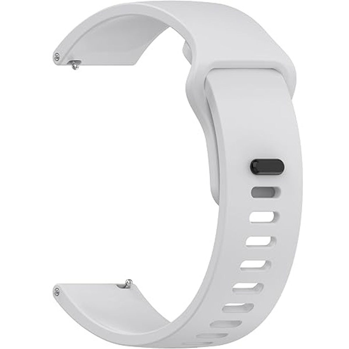 GENERICO - CORREA DE SILICON GRIS +BUMPER TRANSPARENTE PARA XIAOMI REDMI WATCH 5 ACTIVE