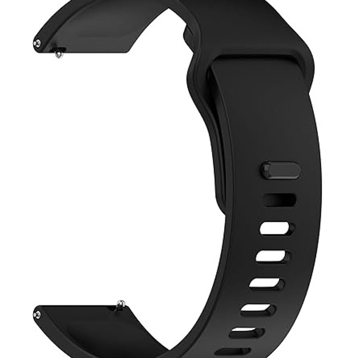 GENERICO - CORREA DE SILICON NEGRO +BUMPER TRANSPARENTE PARA XIAOMI REDMI WATCH 5 LITE