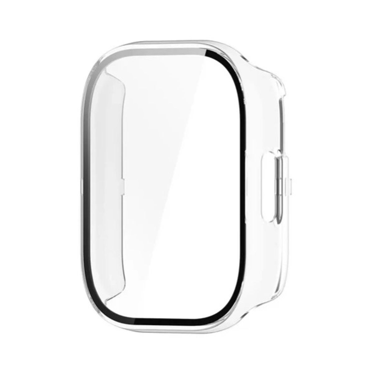 GENERICO - CORREA DE SILICON ROSADO +BUMPER TRANSPARENTE PARA XIAOMI REDMI WATCH 5 LITE