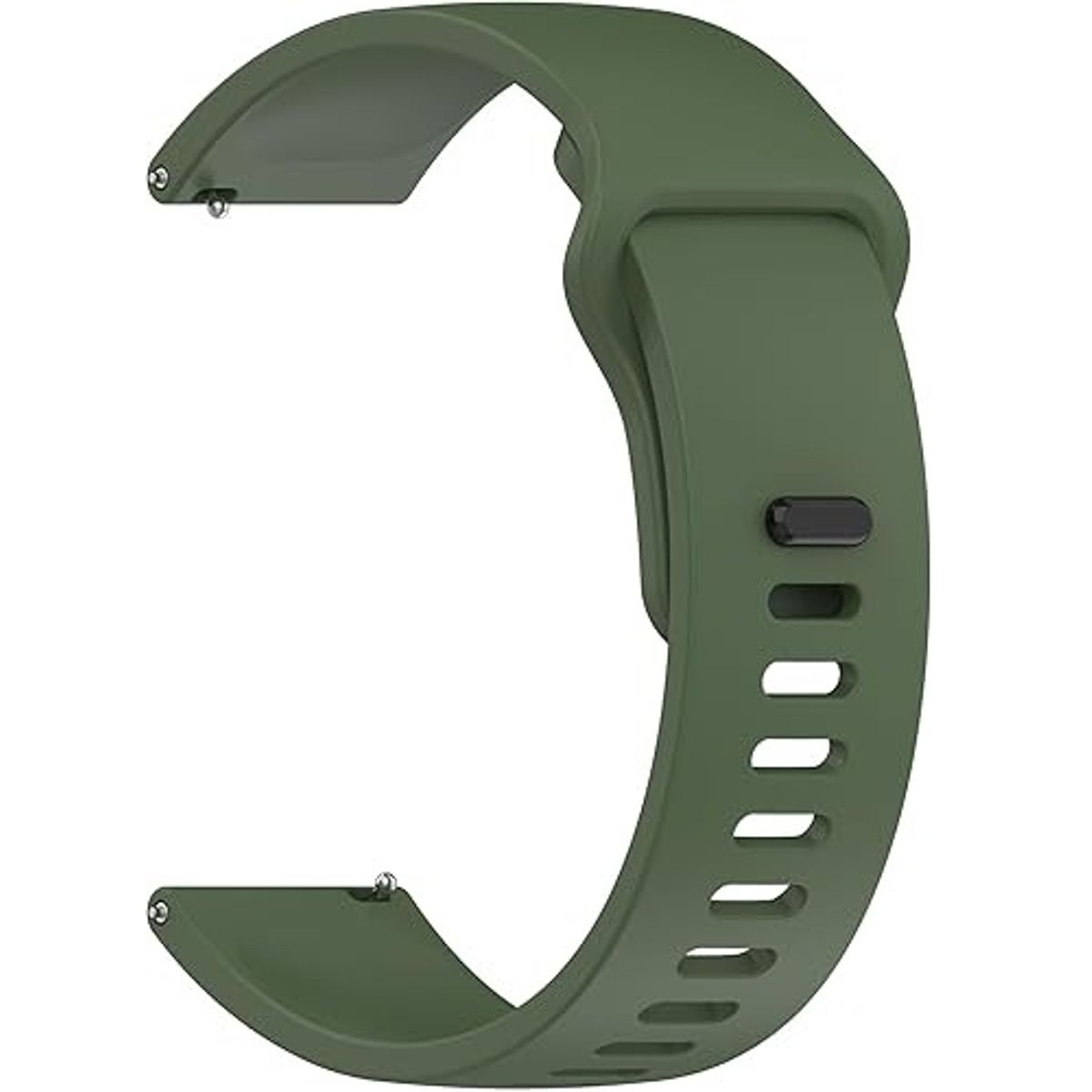 GENERICO - CORREA DE SILICON VERDE +BUMPER TRANSPARENTE PARA XIAOMI REDMI WATCH 5 LITE