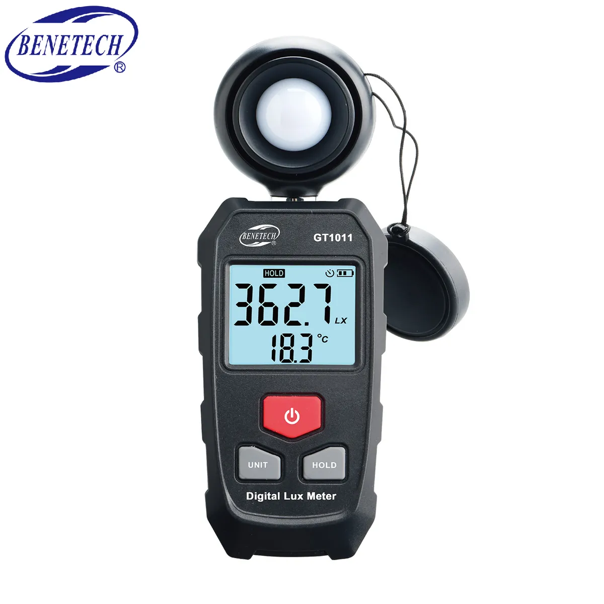 BENETECH - Luxómetro Digital Medidor de Luz Lux y Temperatura - BENETECH GT1011