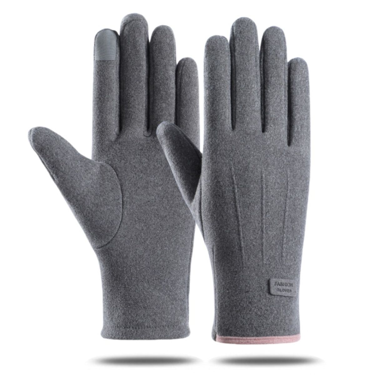 BLWOENS - Guantes Mujer - Gris