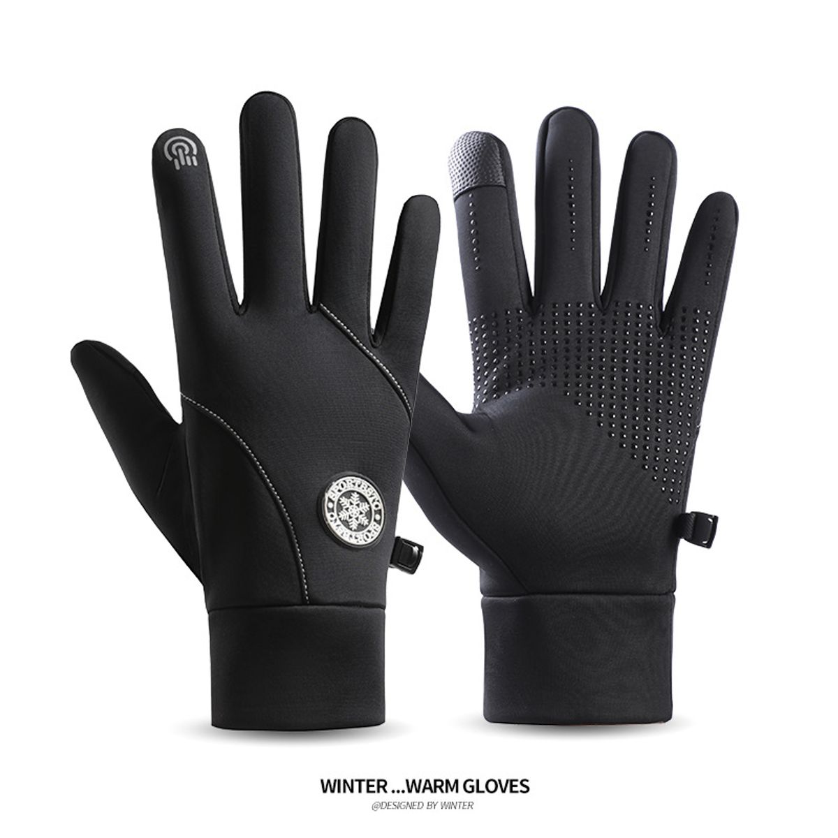 BLWOENS - Guantes Mujer - Negro