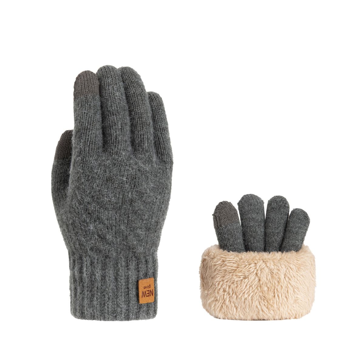 BLWOENS - Guantes Mujer - Gris