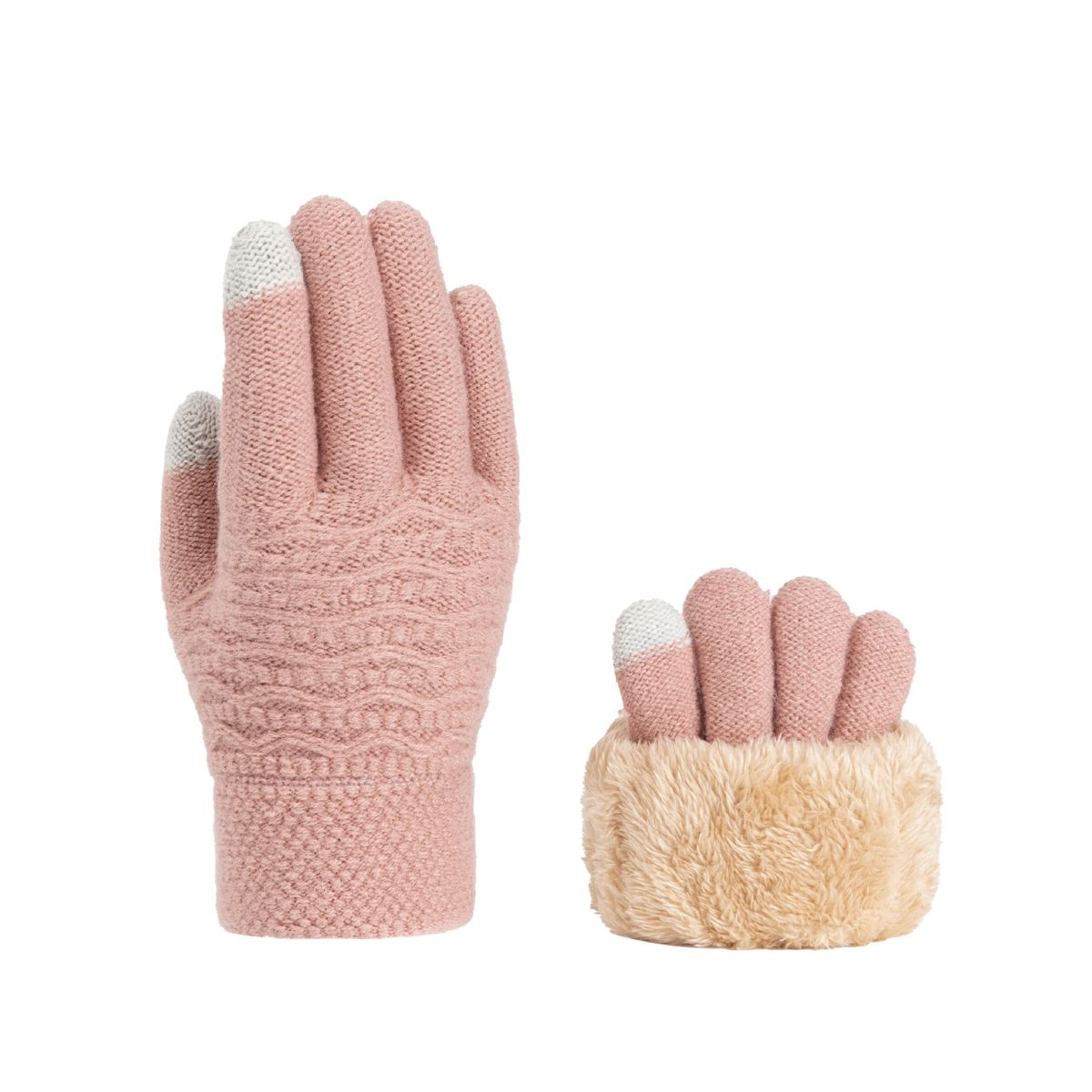 BLWOENS - Guantes Mujer - Rosa