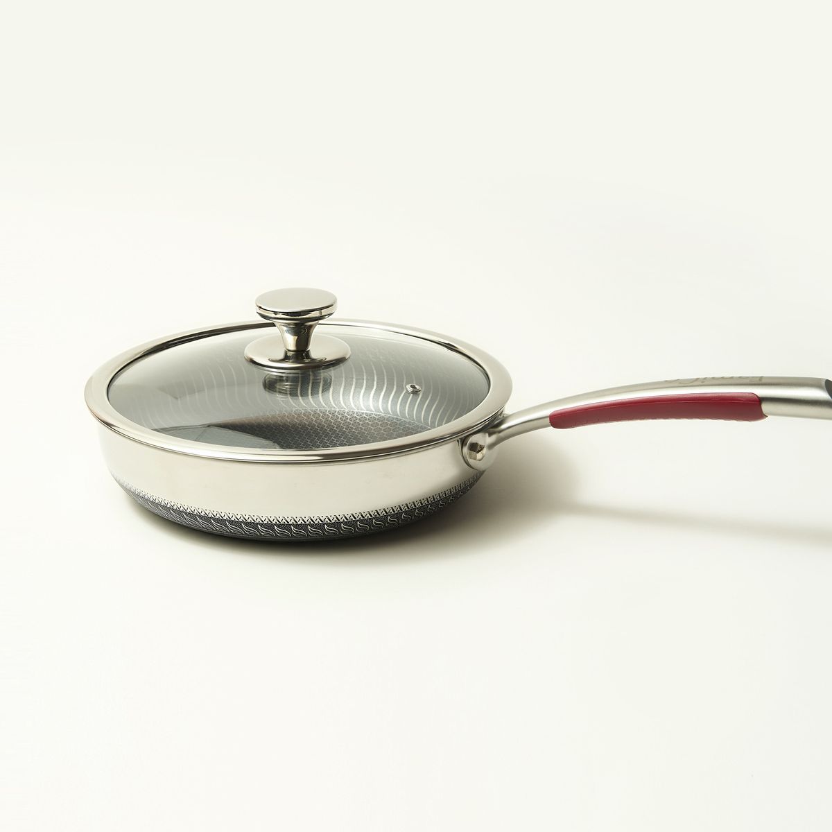 FAMICO - Combo Sarten 28 y Wok 34 Acero Inoxidable 304, con tapa