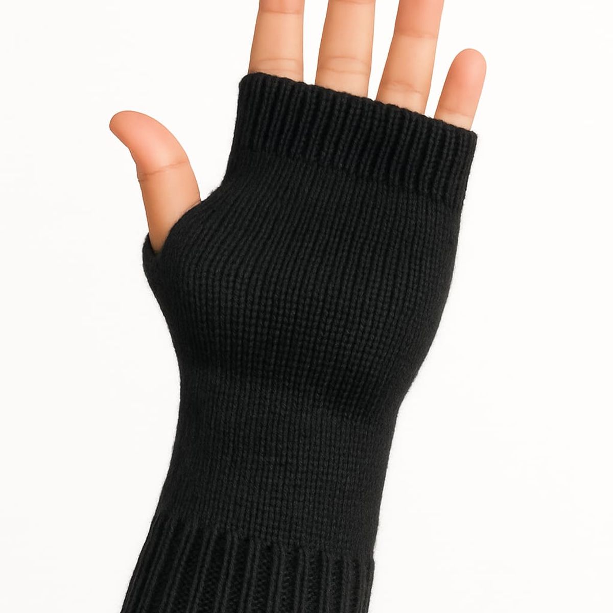 GENERICO - Pack x2 guantes sin dedos Negros