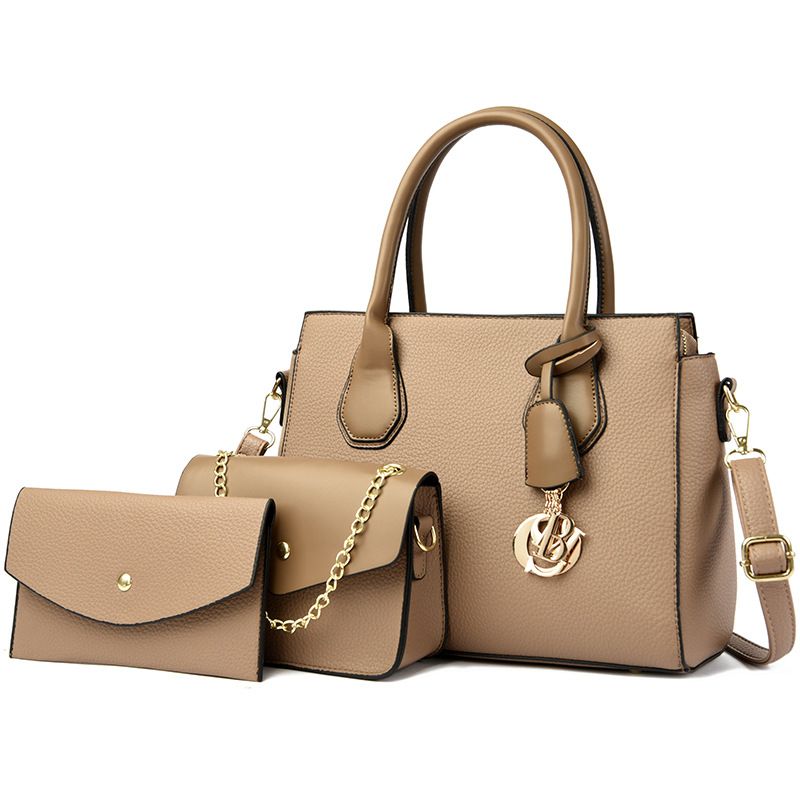 BLWOENS - Cartera de mujer -3 piezas - Beige