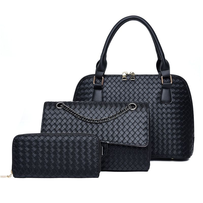 BLWOENS - Cartera de mujer -3 piezas - Negro
