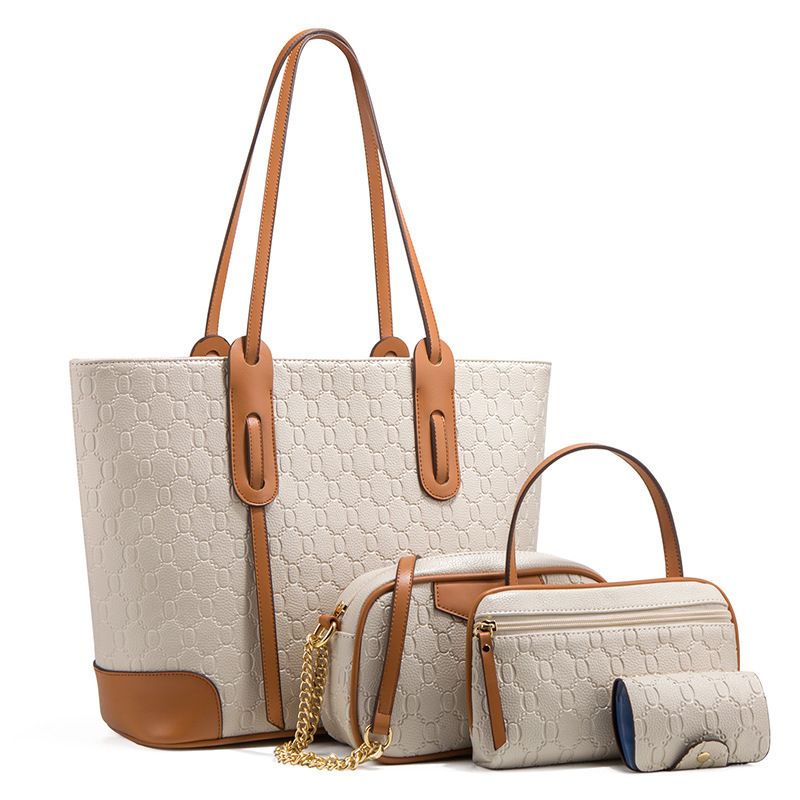 BLWOENS - Cartera de mujer -4 piezas - Blanco