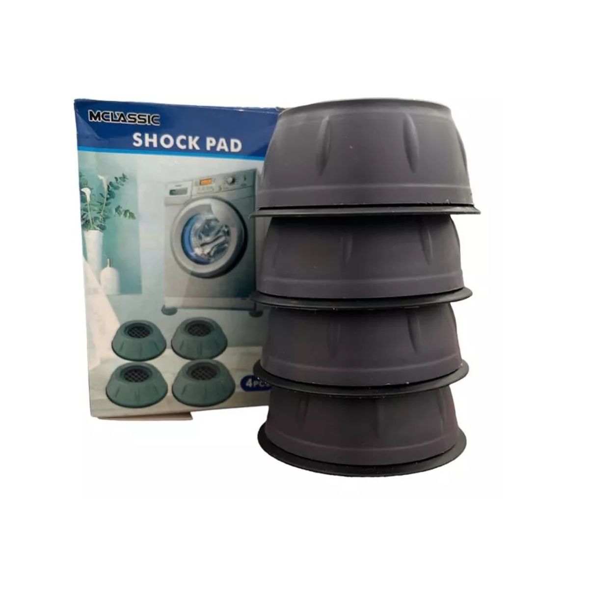 GENERICO - AMORTIGUADOR DE VIBRACIÓN PARA LAVADORAS Y SECADORAS HOGAR SOPORTE