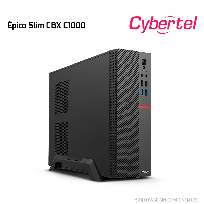 CYBERTEL - Case Épico Slim CBX C1000 Gabinete PSU 350W CYBERTEL