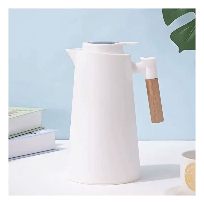 GENERICO - Pack2 Recipiente Practico de 1L en Blanco Y+Ligas de Regalo