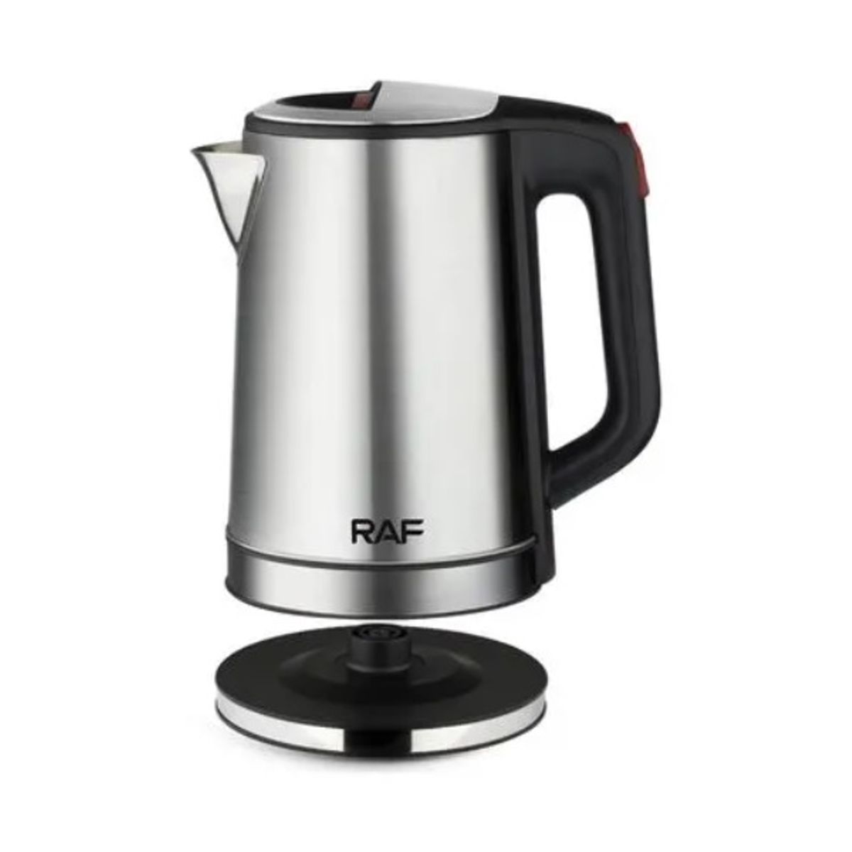RAFF - HERVIDORA PLATEADO ELÉCTRICO ACERO INOXIDABLE 2.3L 1800 W