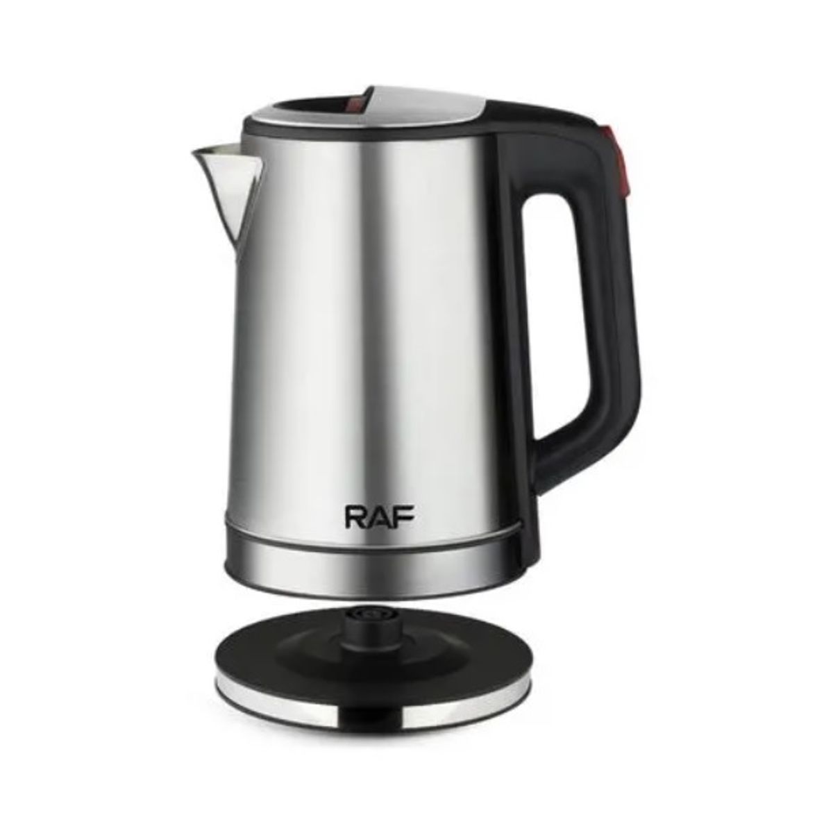 RAFF - HERVIDORA PLATEADO ELÉCTRICO ACERO INOXIDABLE 2.3L 1800 W