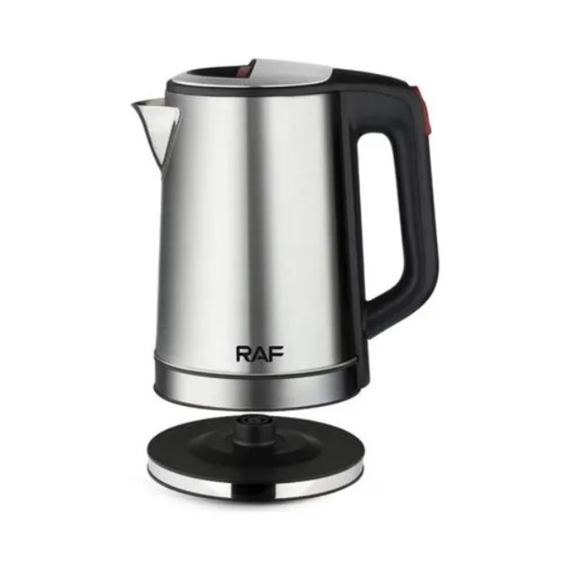 RAFF - HERVIDORA PLATEADO ELÉCTRICO ACERO INOXIDABLE 2.3L 1800 W