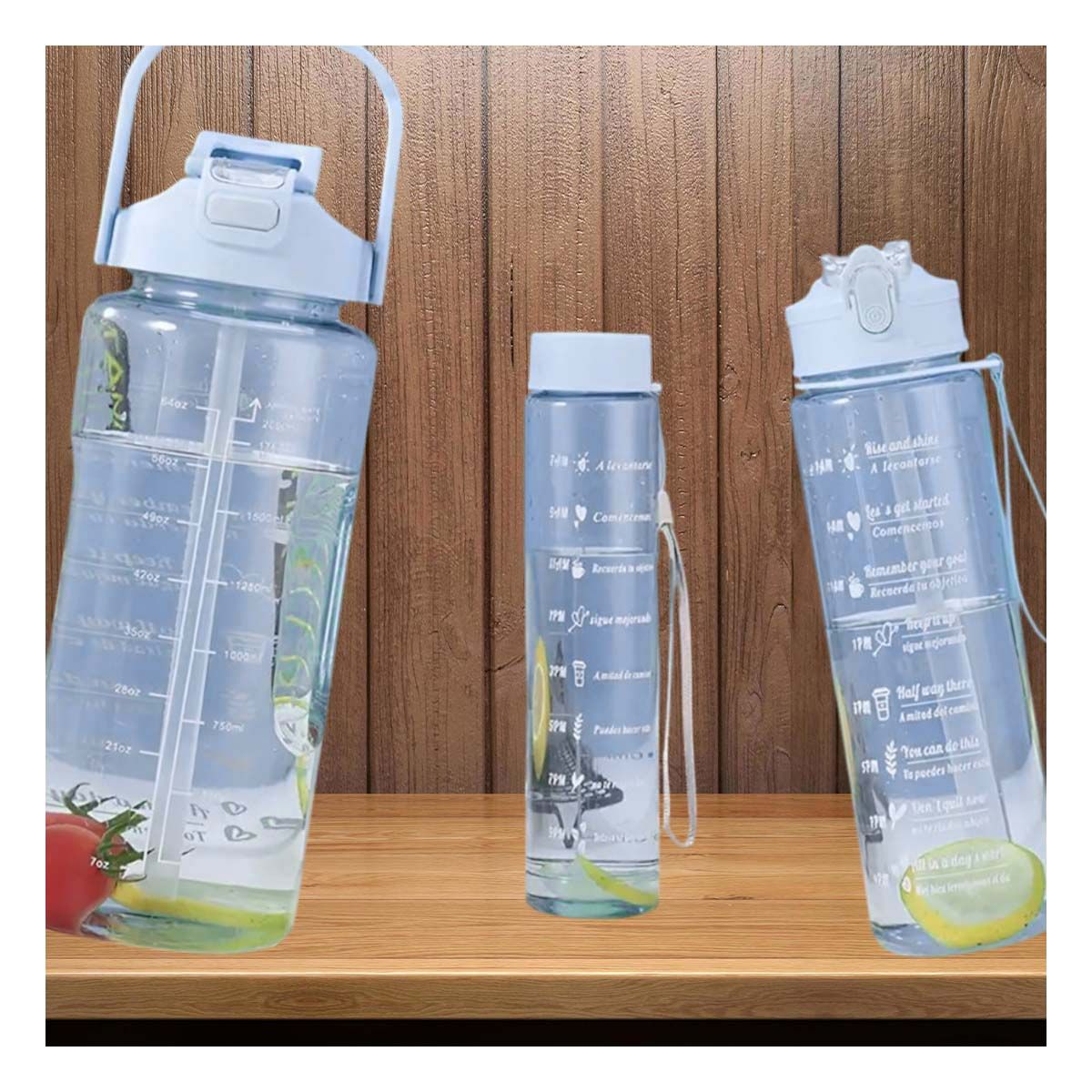 GENERICO - Pack12 Botella Set con Diseño Moderno Azul