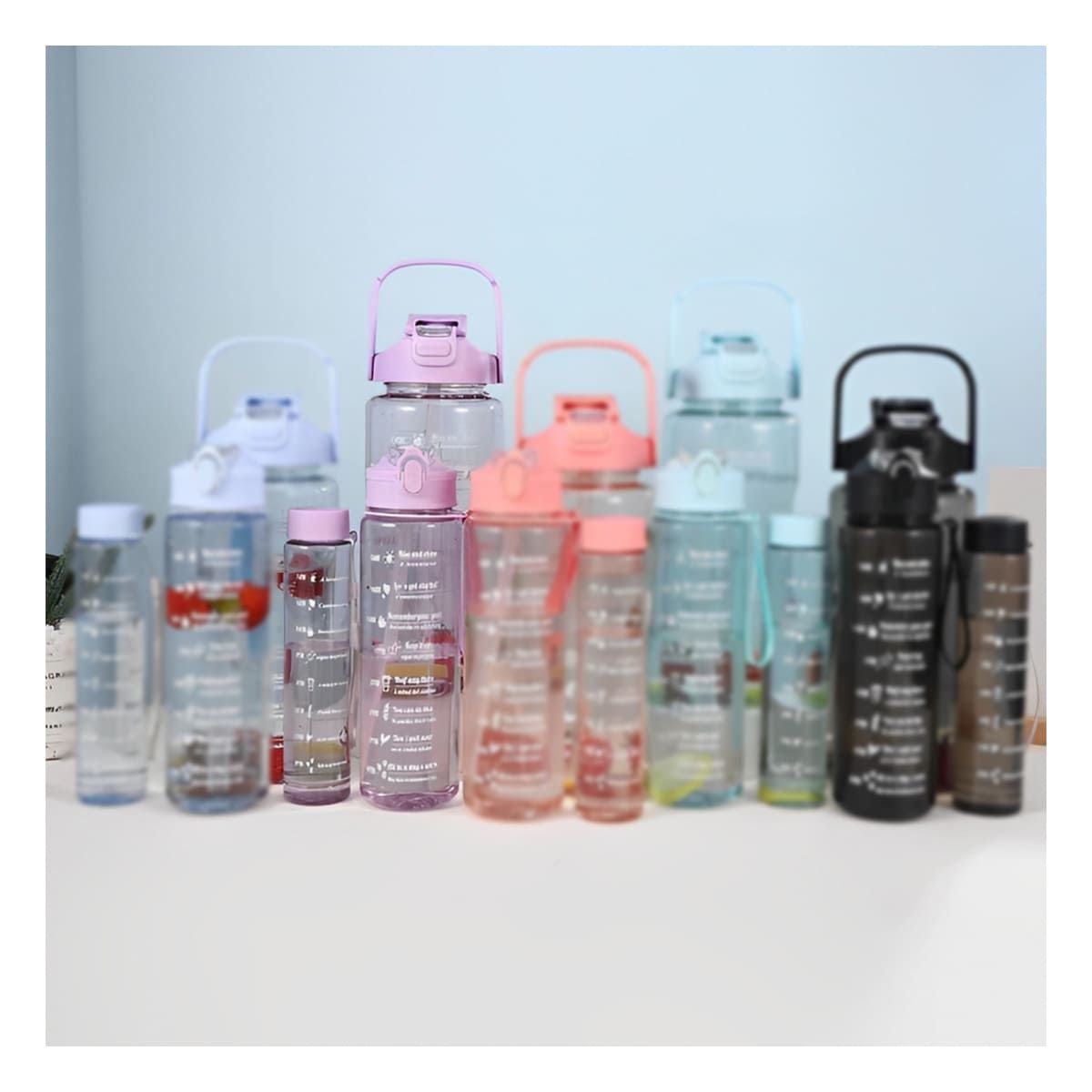 GENERICO - Pack12 Botella Set con Diseño Moderno Lila