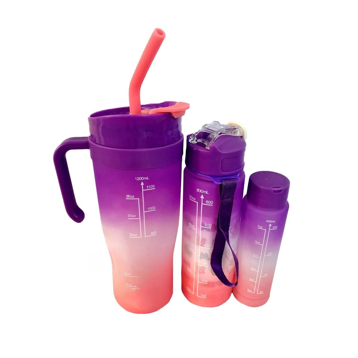 GENERICO - Tomatodo de Diferentes Tamaños Morado Y+Regalo Stickers