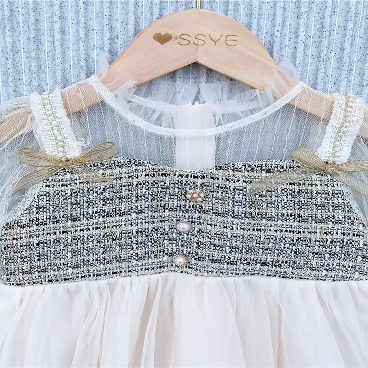 GENERICO - VESTIDO PARA NIÑA ELEGANTE PARA BAUTIZO