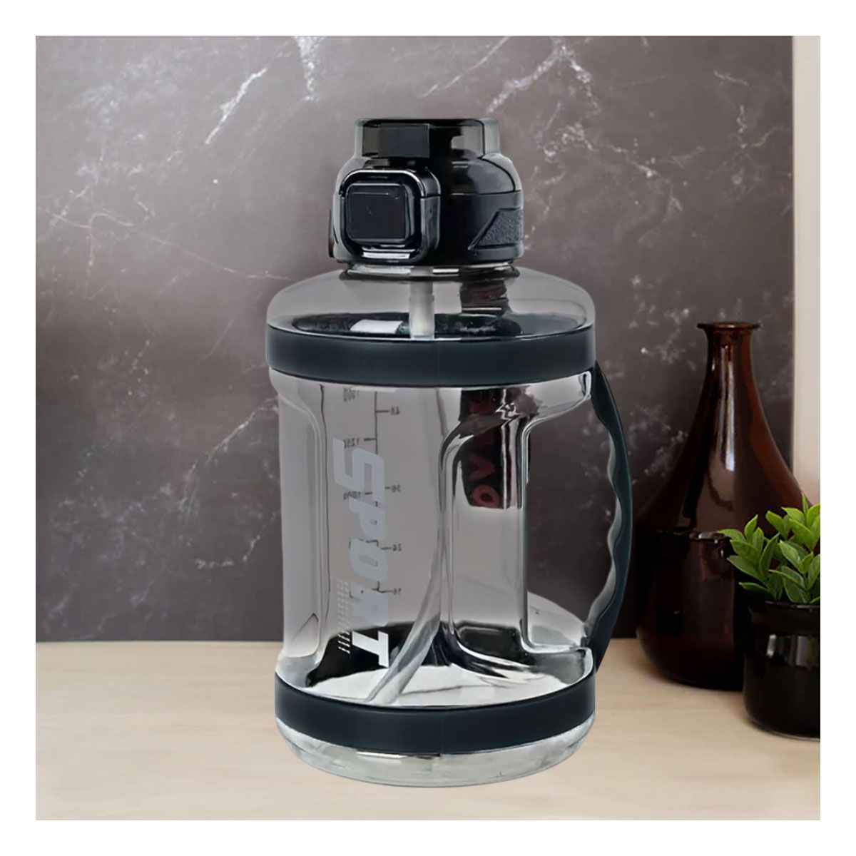 GENERICO - Pack6 Bidon con Agare Color Negro