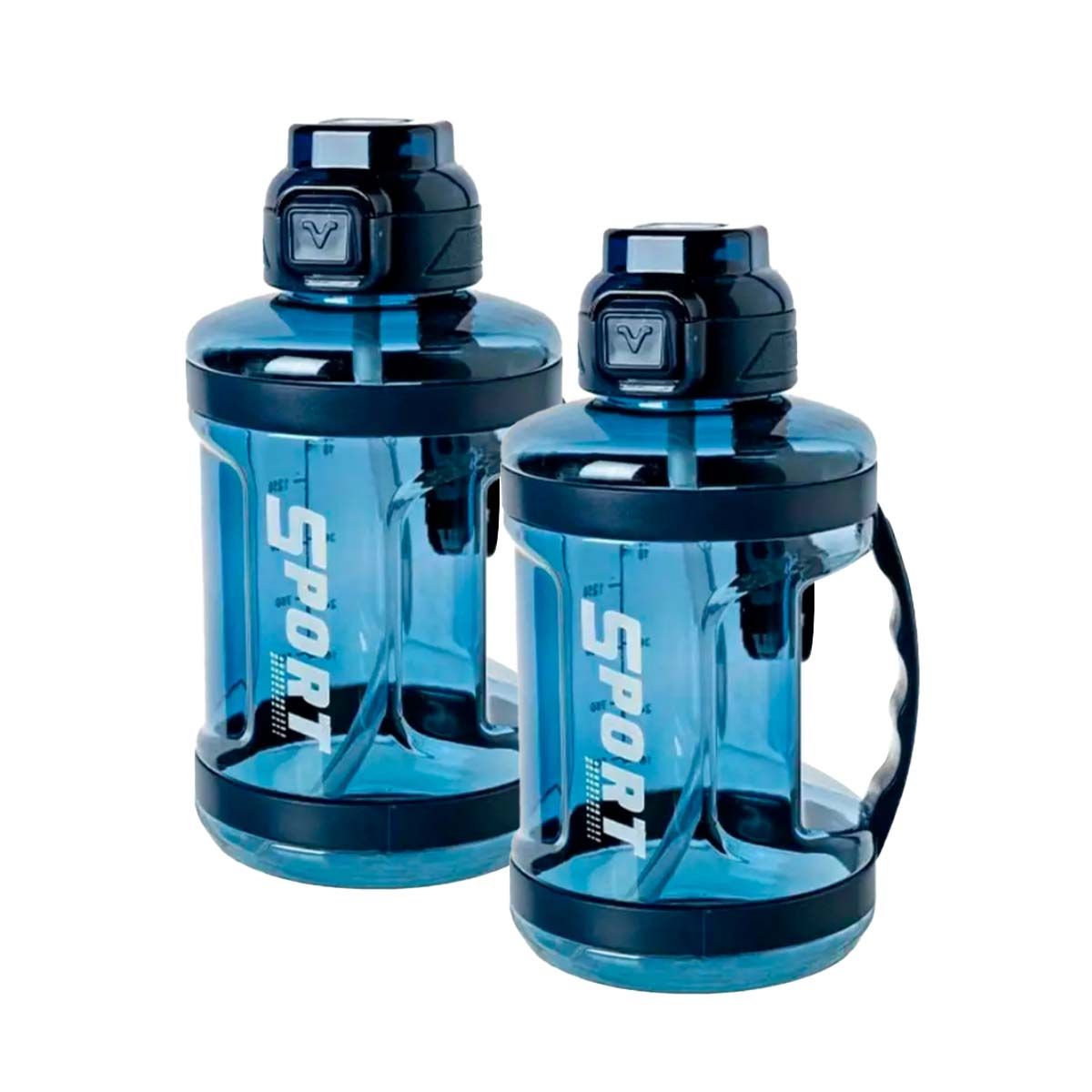 GENERICO - Pack6 Bidon con Agare Color Azul