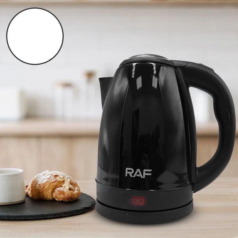 RAFF - HERVIDORA ELÉCTRICO RAF R7399 NEGRO TETERA ELÉCTRICA 2 LT
