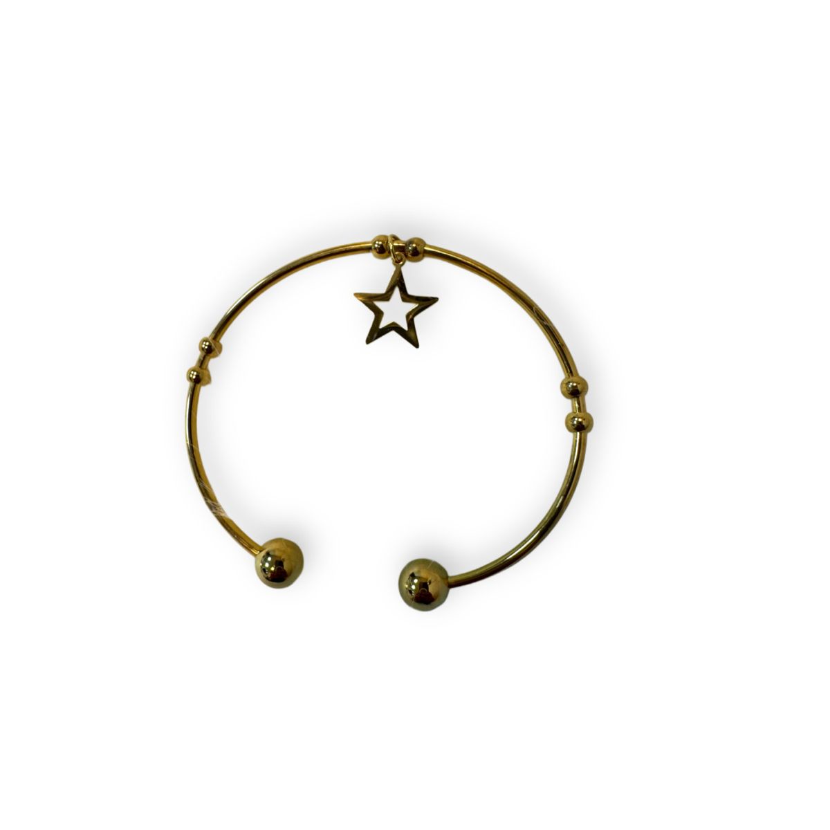 GENERICO - Pulsera Acero - Bsc Estrella - Dorado