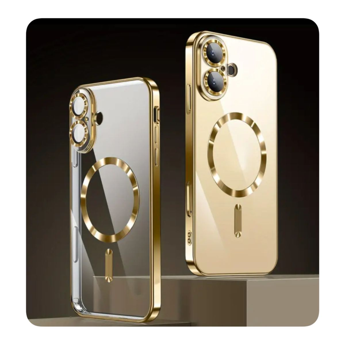 GENERICO - Case MagSafe Dorado - iPhone 16