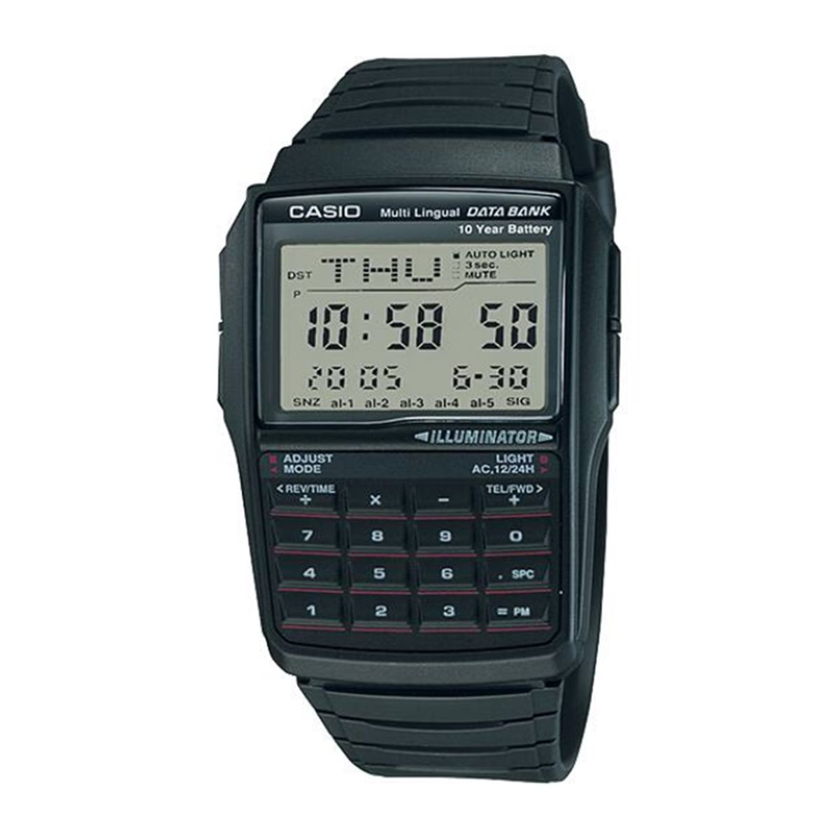 CASIO - Reloj Casio Calculadora Hombre DBC-32-1A