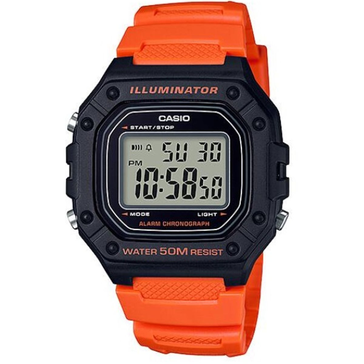 CASIO - Reloj Casio Digital Unisex W-218H-4B2