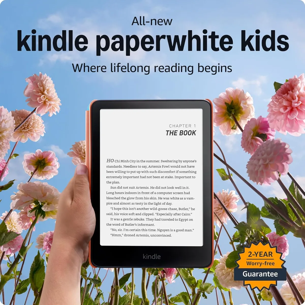AMAZON - Amazon Kindle Paperwhite Kids 12th Generation 2024 16GB - Starfish