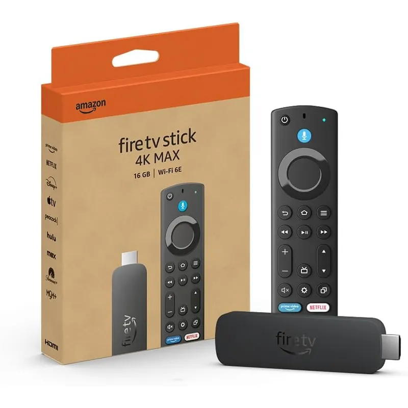 AMAZON - Amazon Fire TV Stick 4K Max streaming device - 16GB 2nd Gen 2024