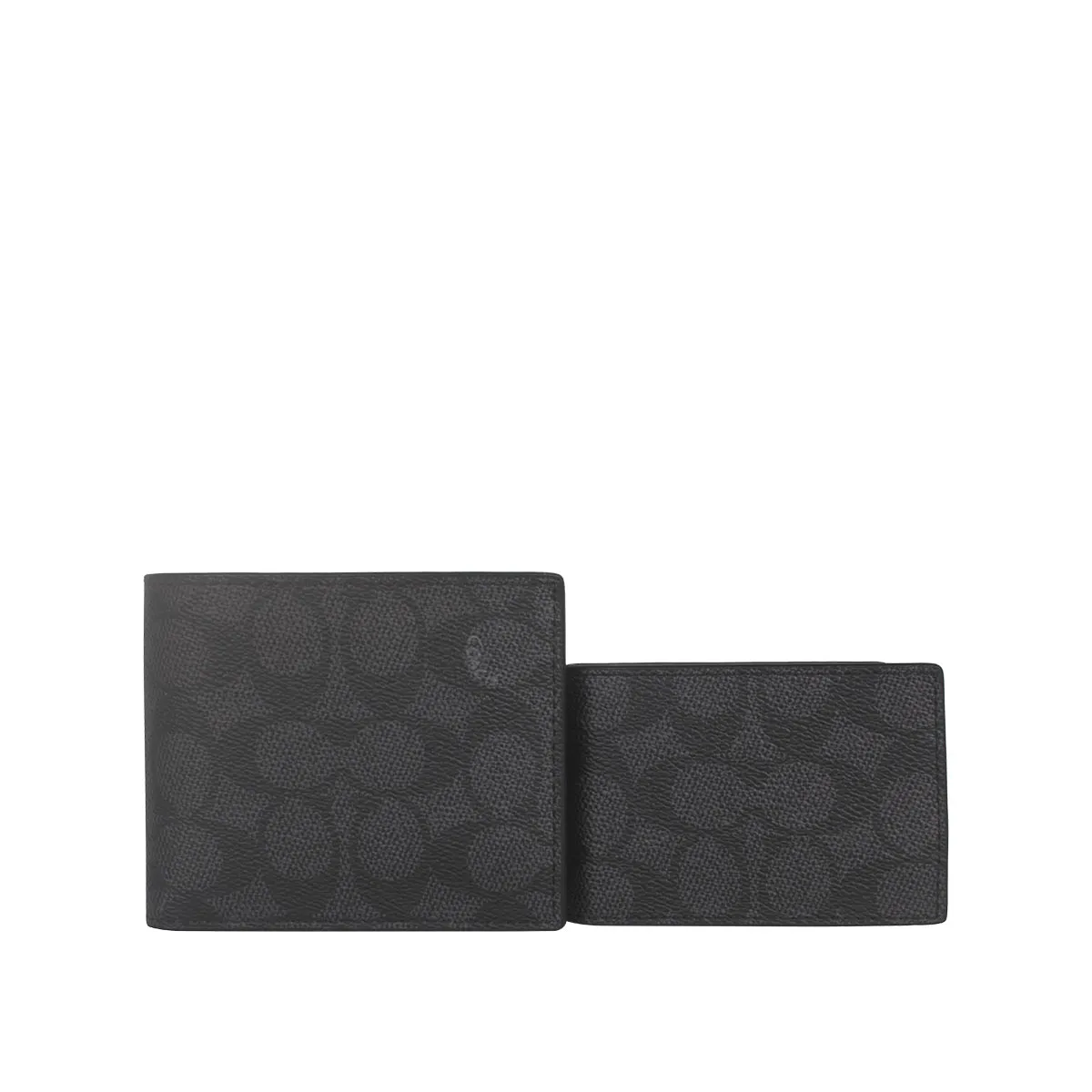 COACH - COACH Cartera Hombre Negro y Gris CW380