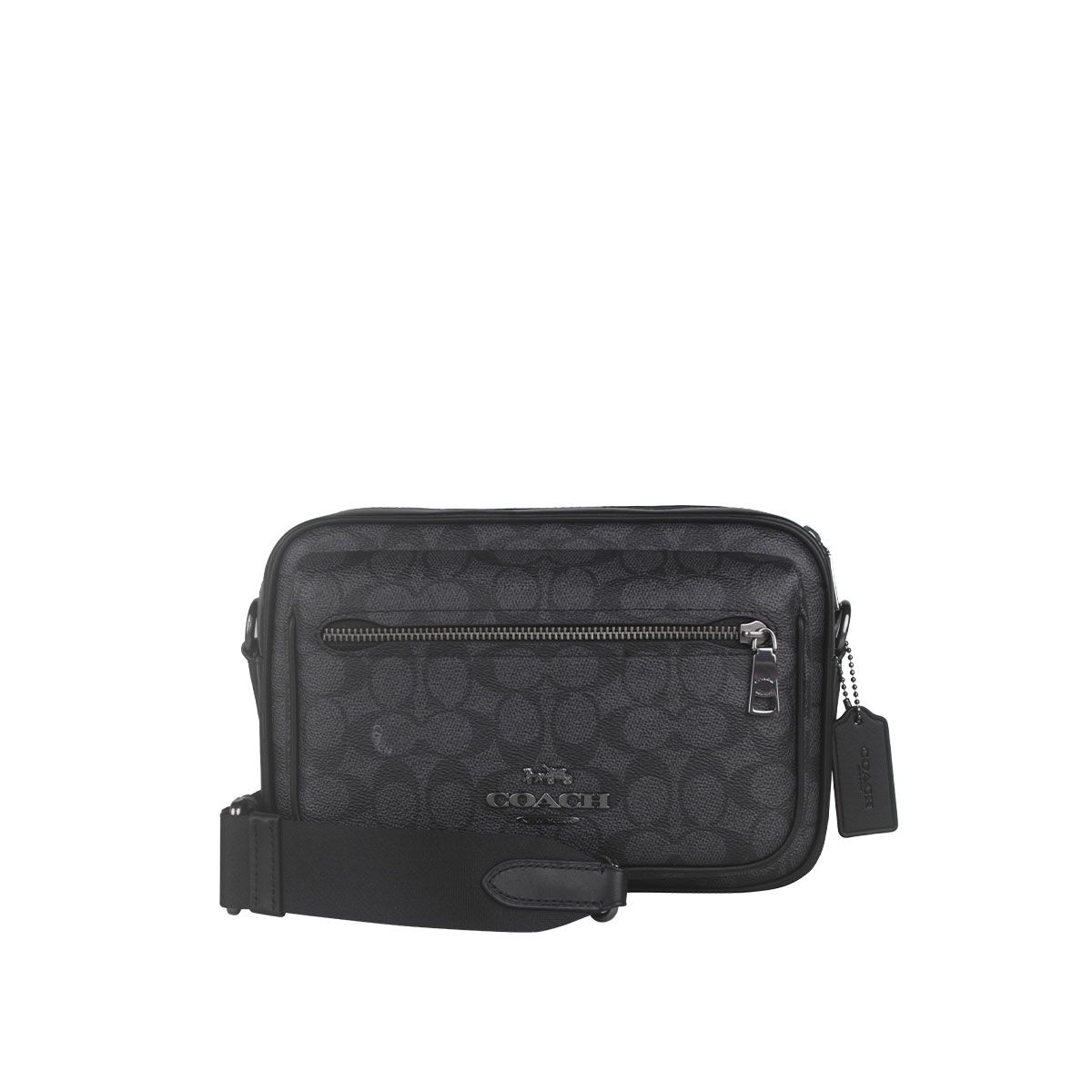 COACH - COACH Elias Cartera Hombre Negro y Gris CZ401