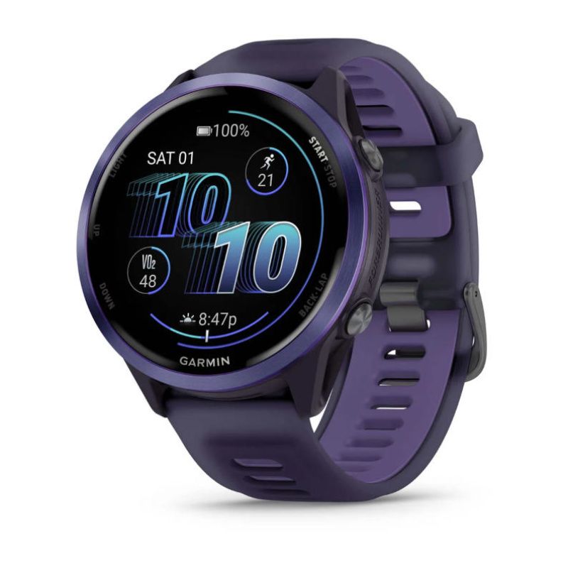 GARMIN - Garmin Forerunner 570 42mm GPS Running Smartwatch Morado