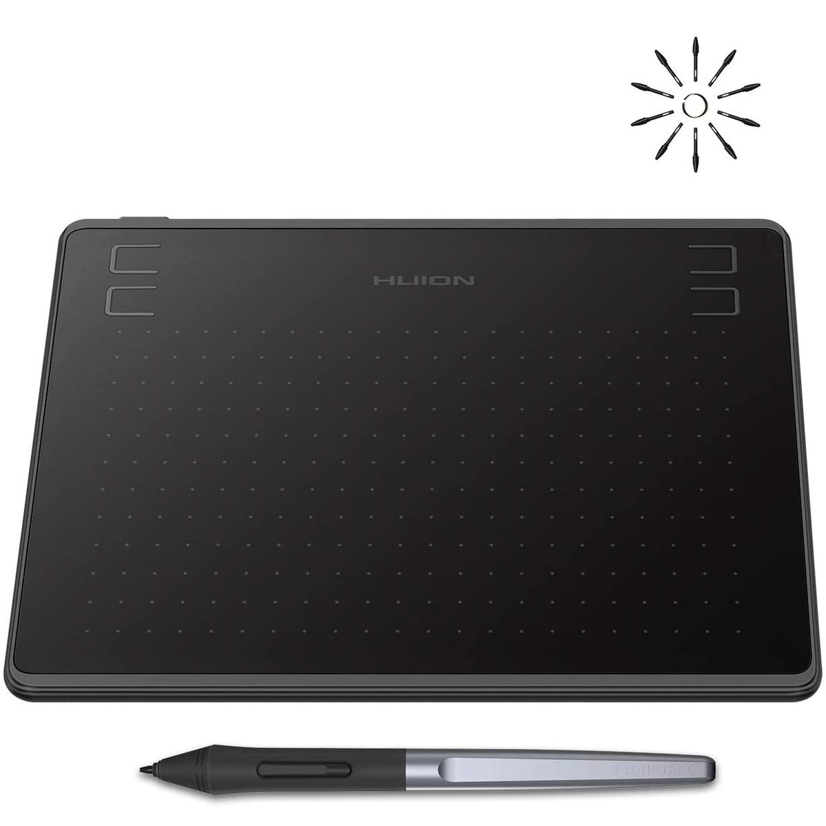 HUION - Tableta Digitalizadora Compacta Huion HS64  Ideal para Diseño y Estudio