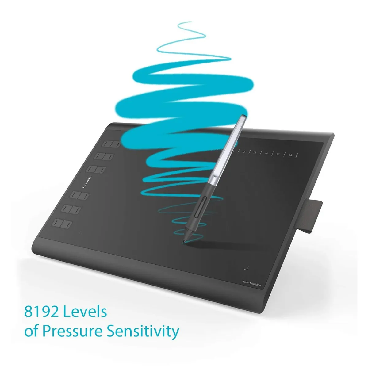 HUION - Tableta Gráfica Gigante Huion H1060P-OTG  10x6 Pulgadas y 60° Inclinación