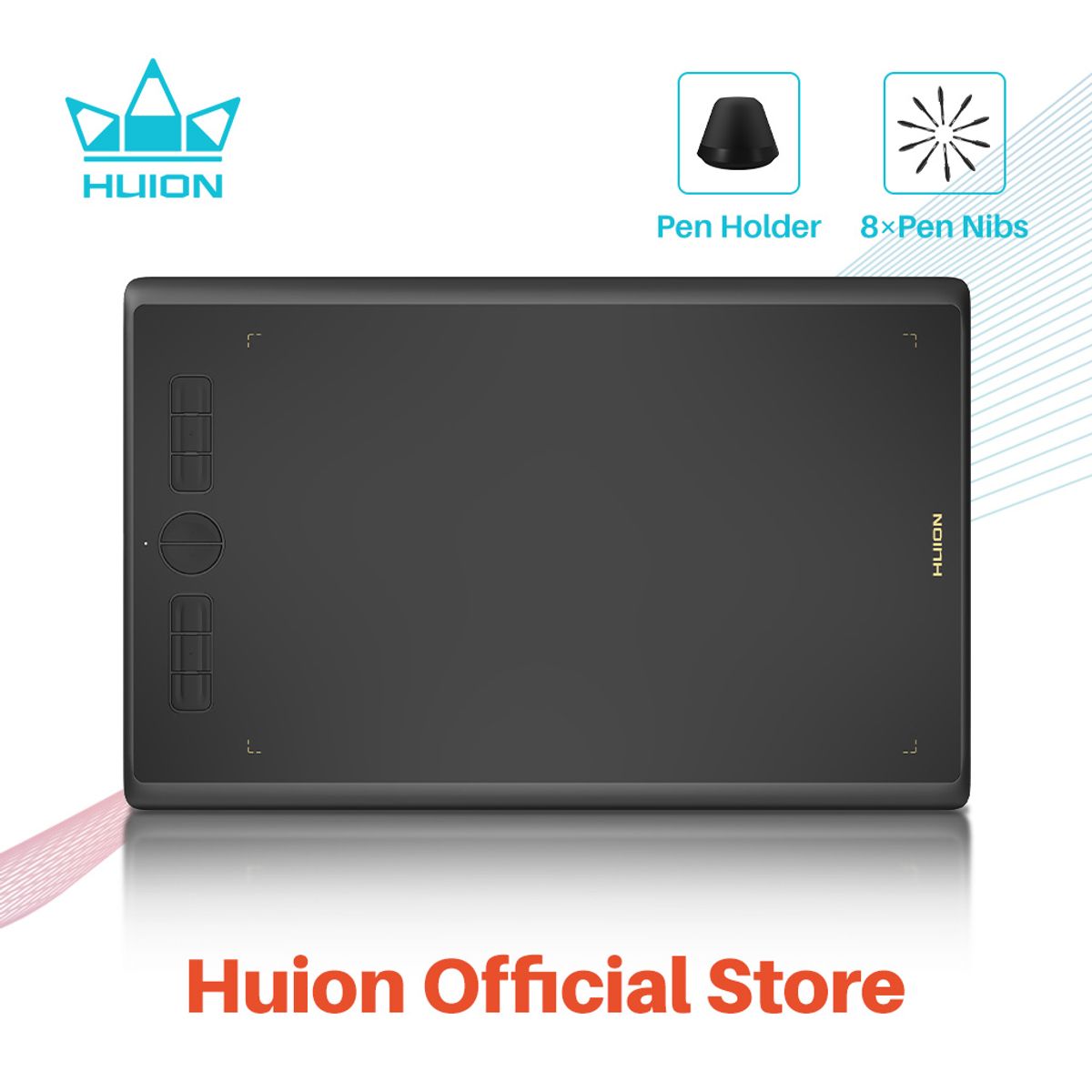 HUION - HUION Inspiroy H610X Tableta Gráfica10x625 pulgadas