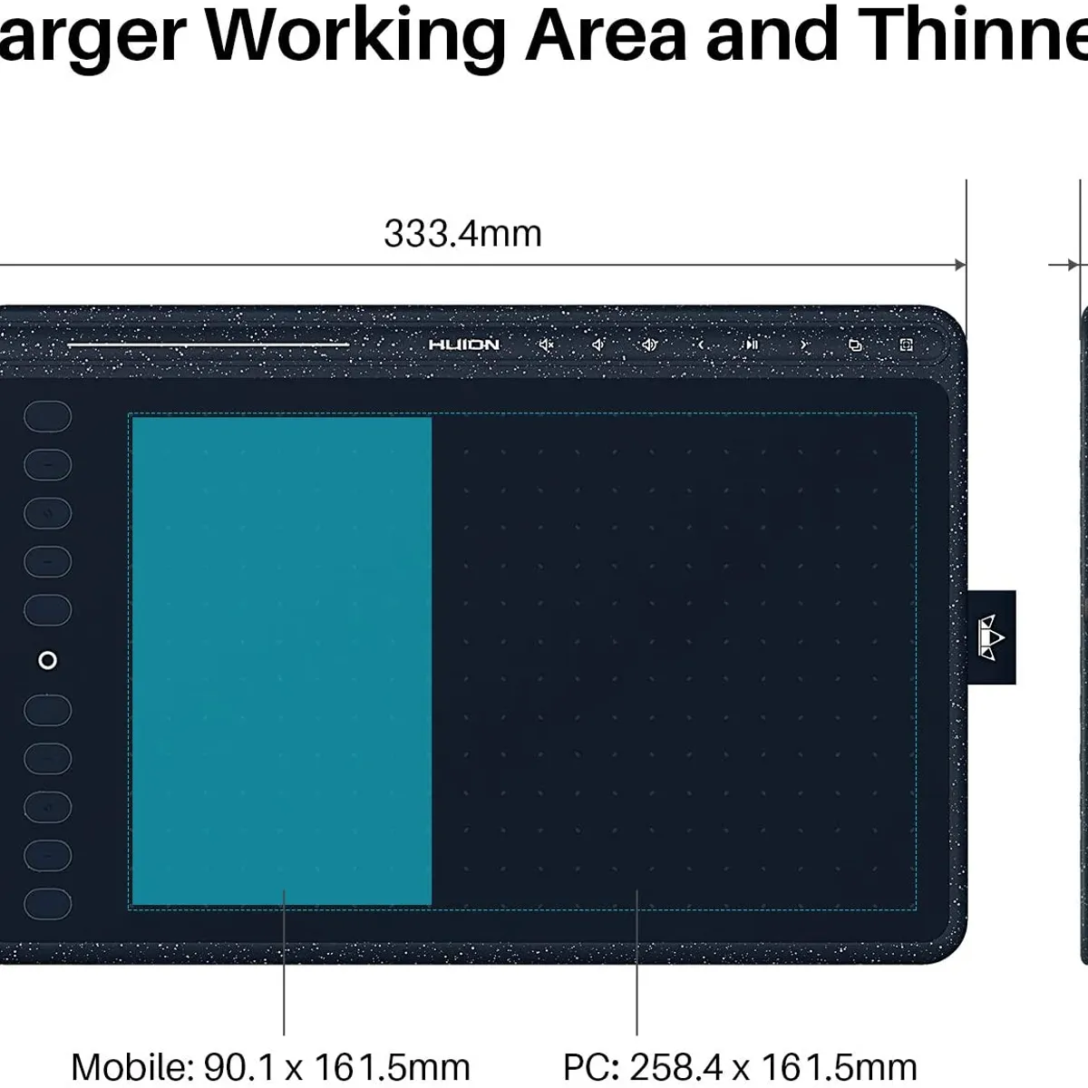 HUION - Tableta Gráfica Huion HS611 Azul